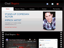 Tablet Screenshot of chadshapiro.com